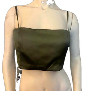 House Of Harlow 1960 Green Crop Y2K Festival Tank Top. Size Large.